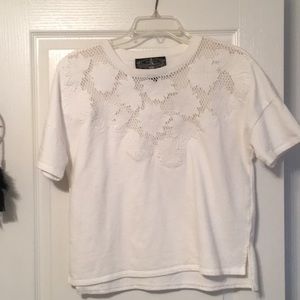 white detailed shirt